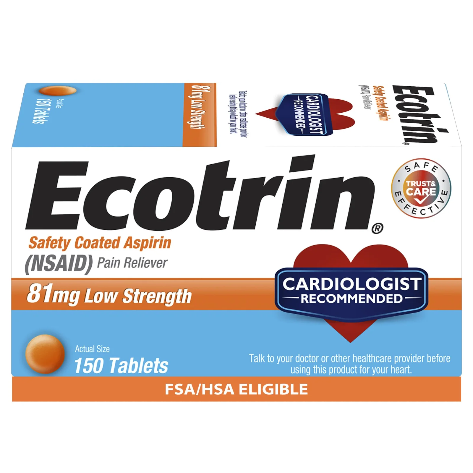 Low Strength 81 mg, 150 tablets