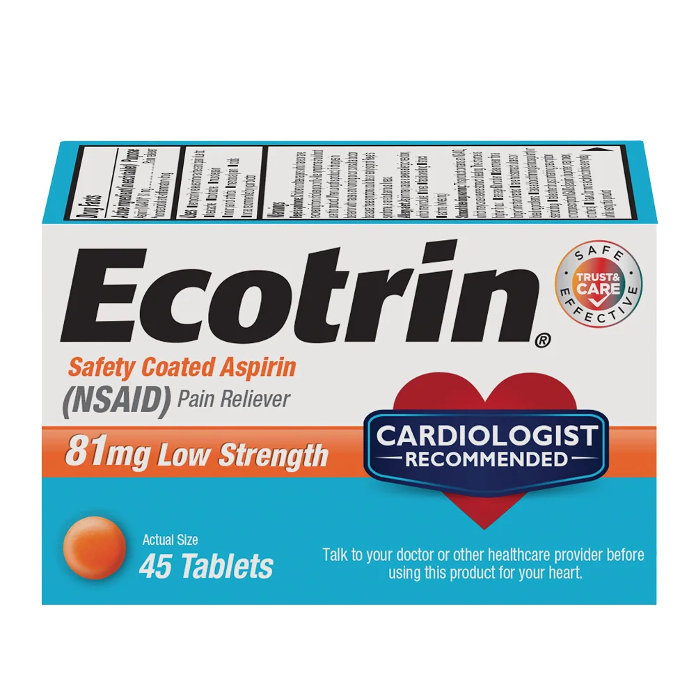 Low Strength 81 mg, 45 tablets