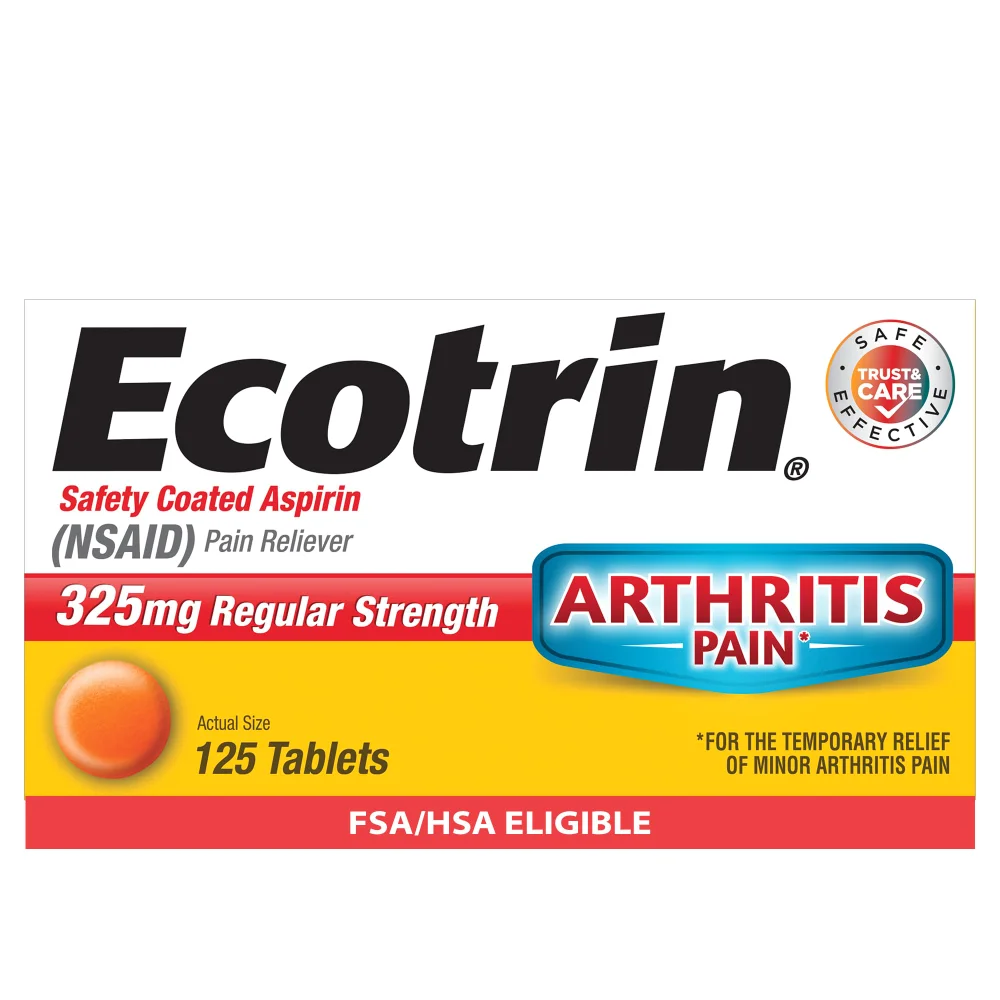 Regular Strength 325 mg, 125 tablets